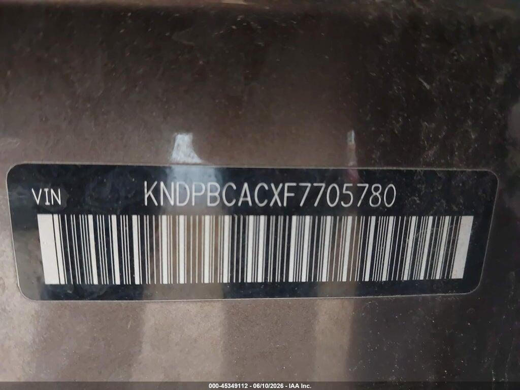 KNDPBCACXF7705780 2015 KIA SPORTAGE photo no. 9