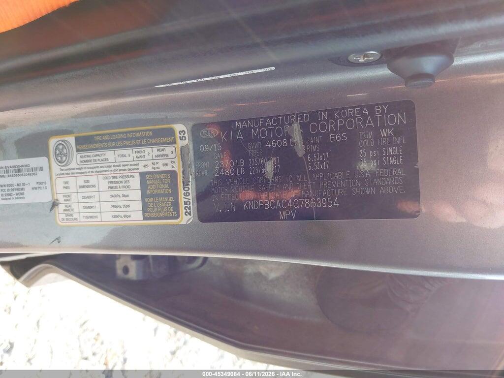 KNDPBCAC4G7863954 2016 KIA SPORTAGE photo no. 8