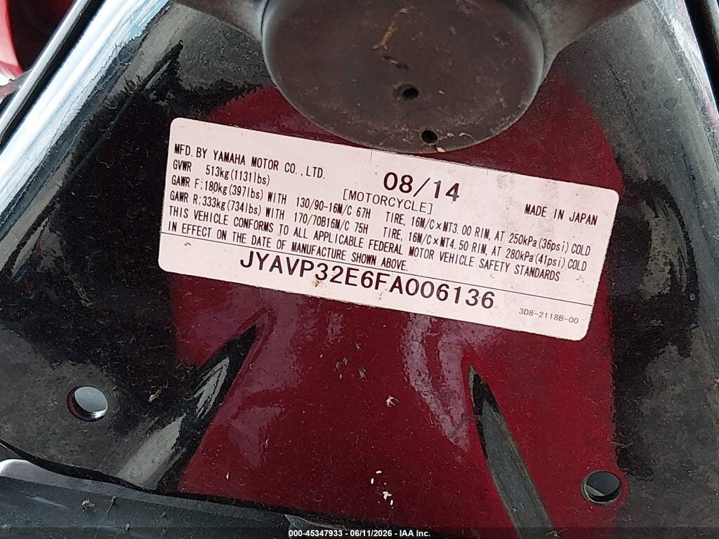 JYAVP32E6FA006136 2015 YAMAHA XVS1300 photo no. 10