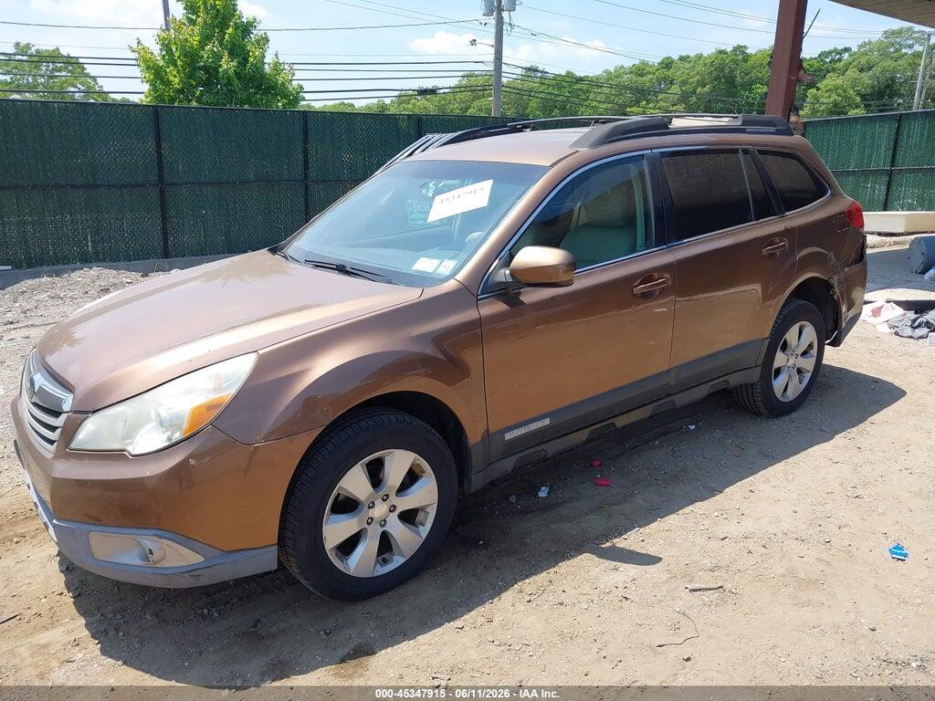 4S4BRBCC5B3392261 2011 SUBARU OUTBACK photo no. 2