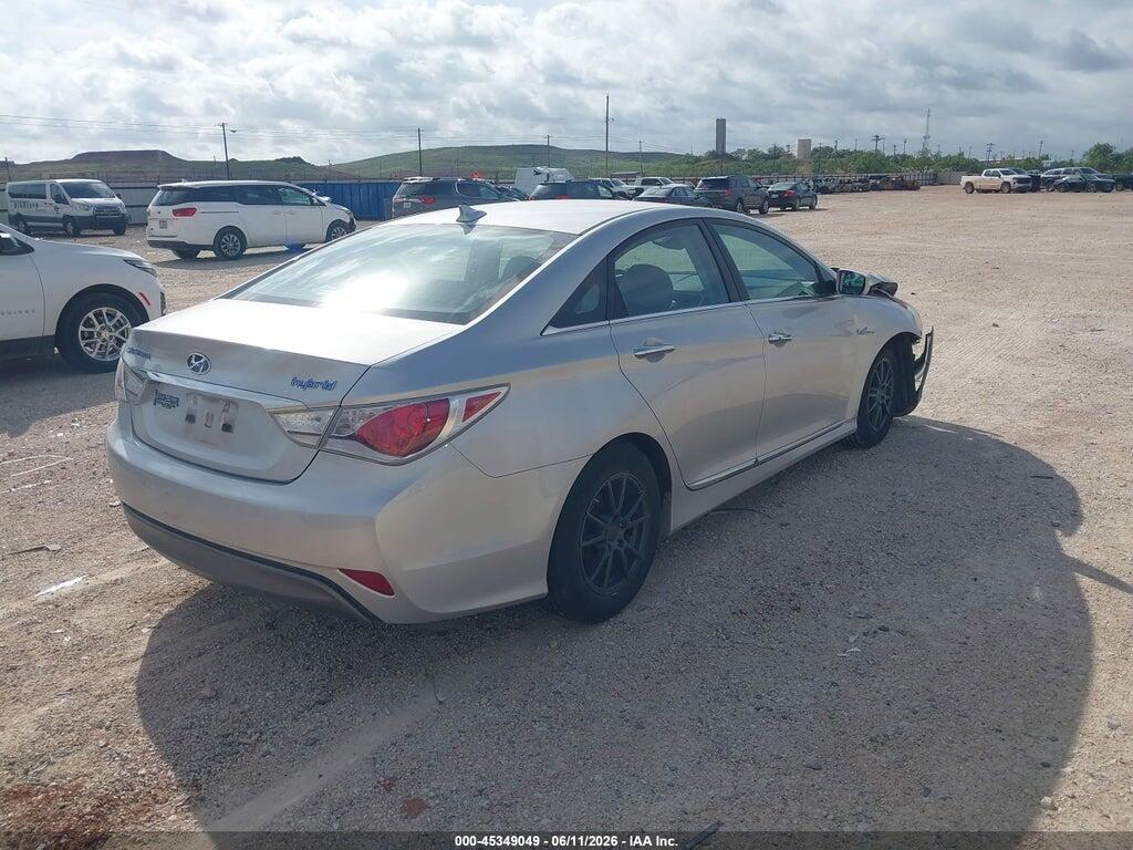 KMHEC4A46CA045251 2012 HYUNDAI SONATA HYBRID photo no. 4
