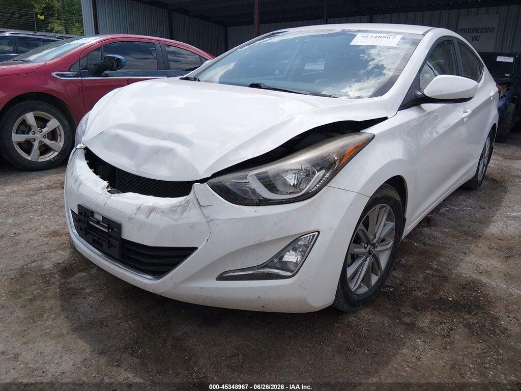 5NPDH4AE2EH482461 2014 HYUNDAI ELANTRA photo no. 2