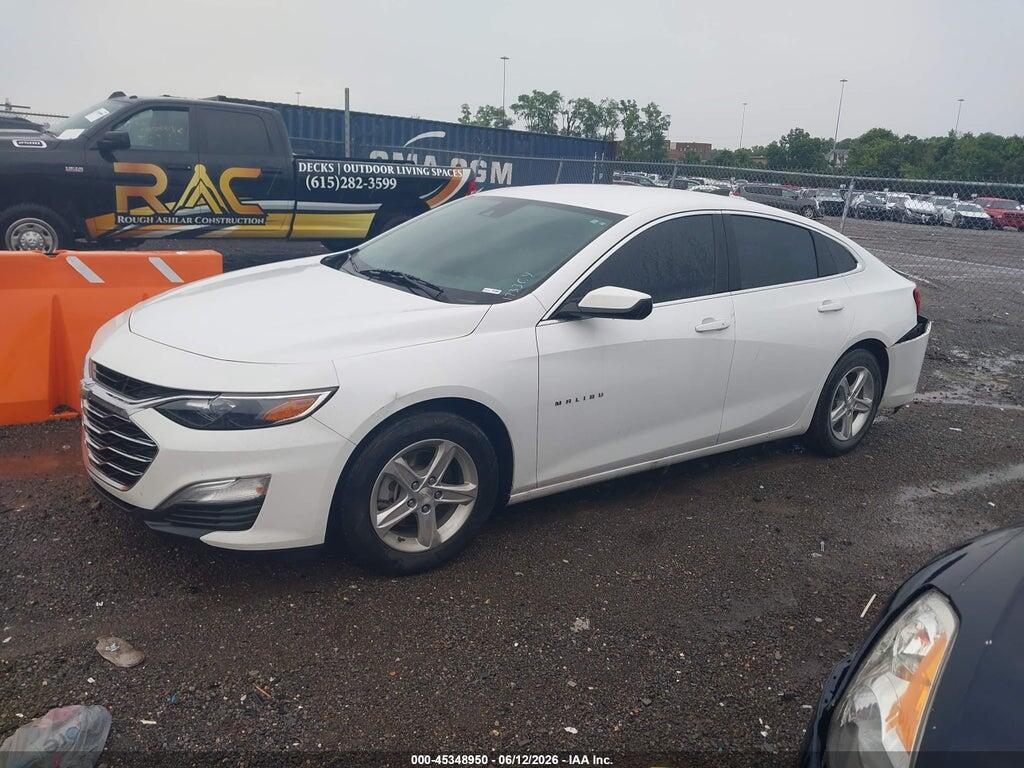 1G1ZC5ST4NF173309 2022 CHEVROLET MALIBU photo no. 2