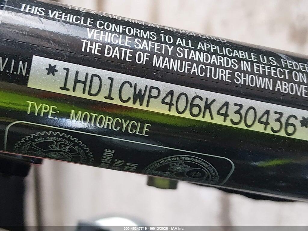 1HD1CWP406K430436 2006 HARLEY-DAVIDSON XL1200 photo no. 10