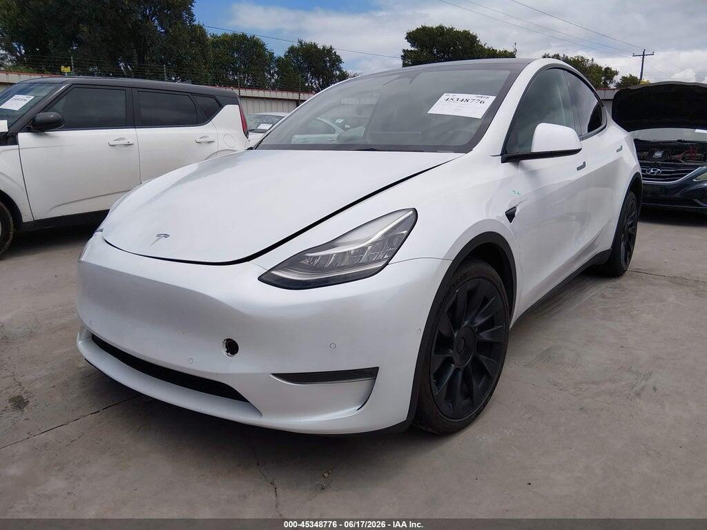 7SAYGDEE7NA010950 2022 TESLA MODEL Y photo no. 2