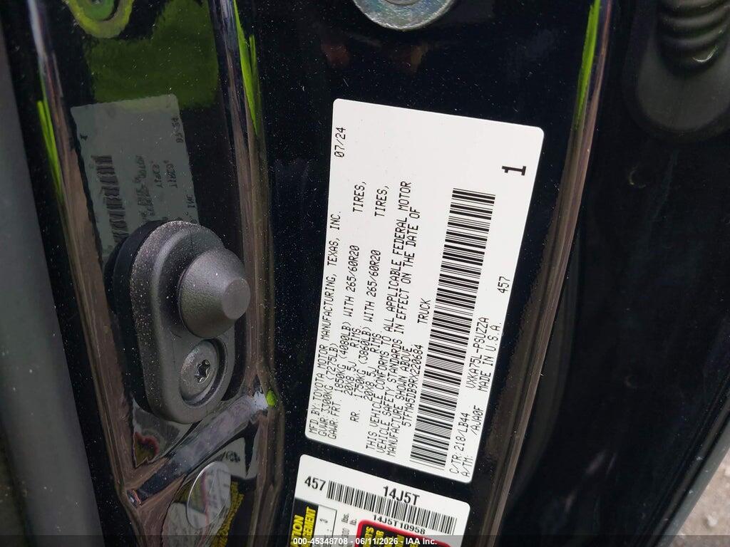 5TFMA5DB9RX220684 2024 TOYOTA TUNDRA photo no. 9