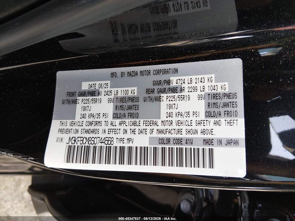 JM3KFBCM8S0744568 2025 MAZDA CX-5 photo no. 9