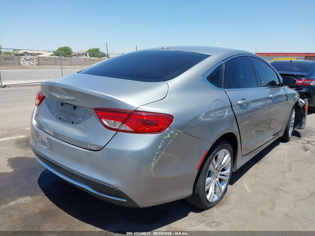 1C3CCCAB0GN107086 2016 CHRYSLER 200 photo no. 4