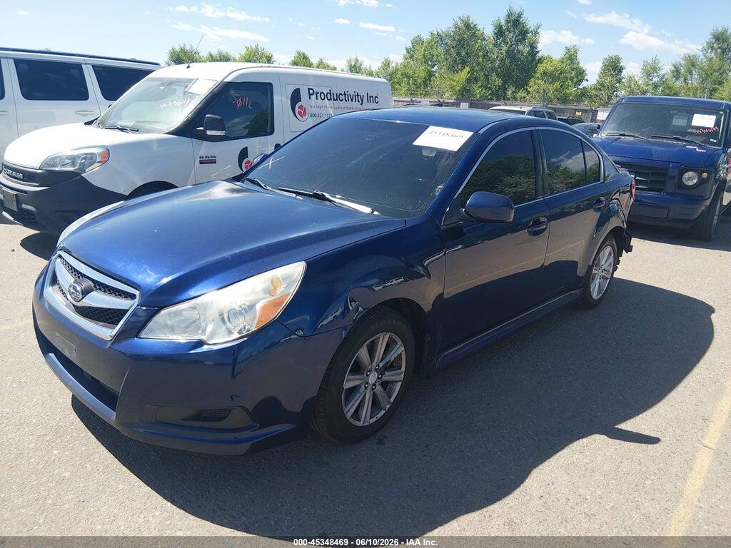 4S3BMBH62B3219903 2011 SUBARU LEGACY photo no. 2