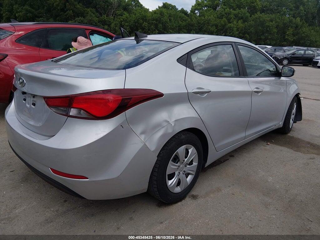 5NPDH4AE7GH705404 2016 HYUNDAI ELANTRA photo no. 4