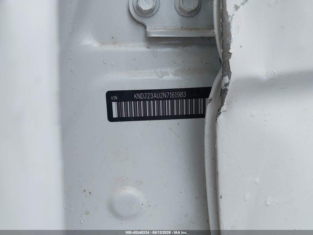 KNDJ23AU2N7161983 2022 KIA SOUL photo no. 9