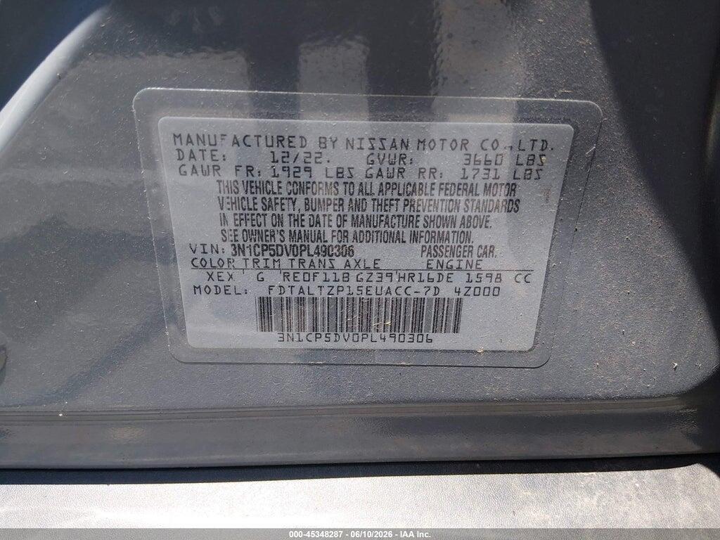 3N1CP5DV0PL490306 2023 NISSAN KICKS photo no. 9