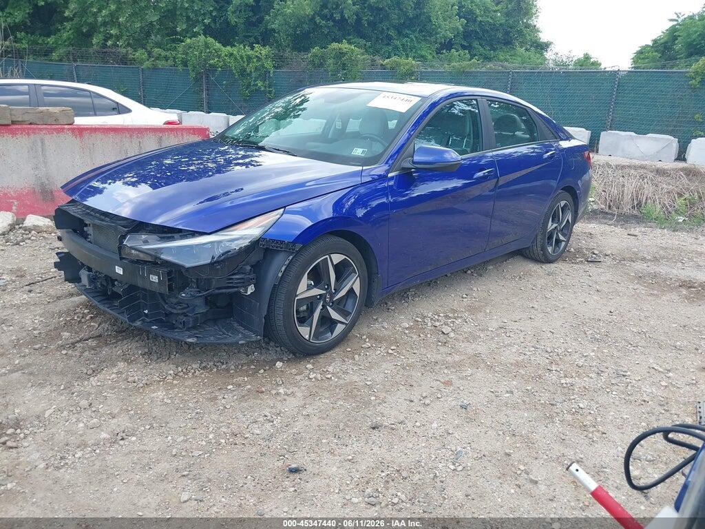 KMHLN4AJ8PU045862 2023 HYUNDAI ELANTRA HYBRID photo no. 2