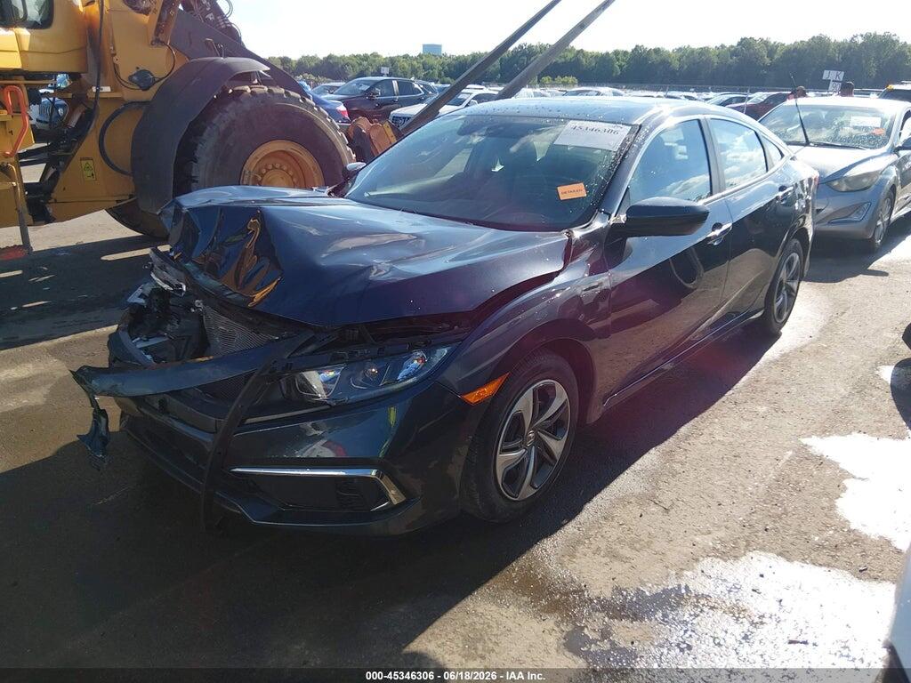 2HGFC2F63KH600830 2019 HONDA CIVIC photo no. 2