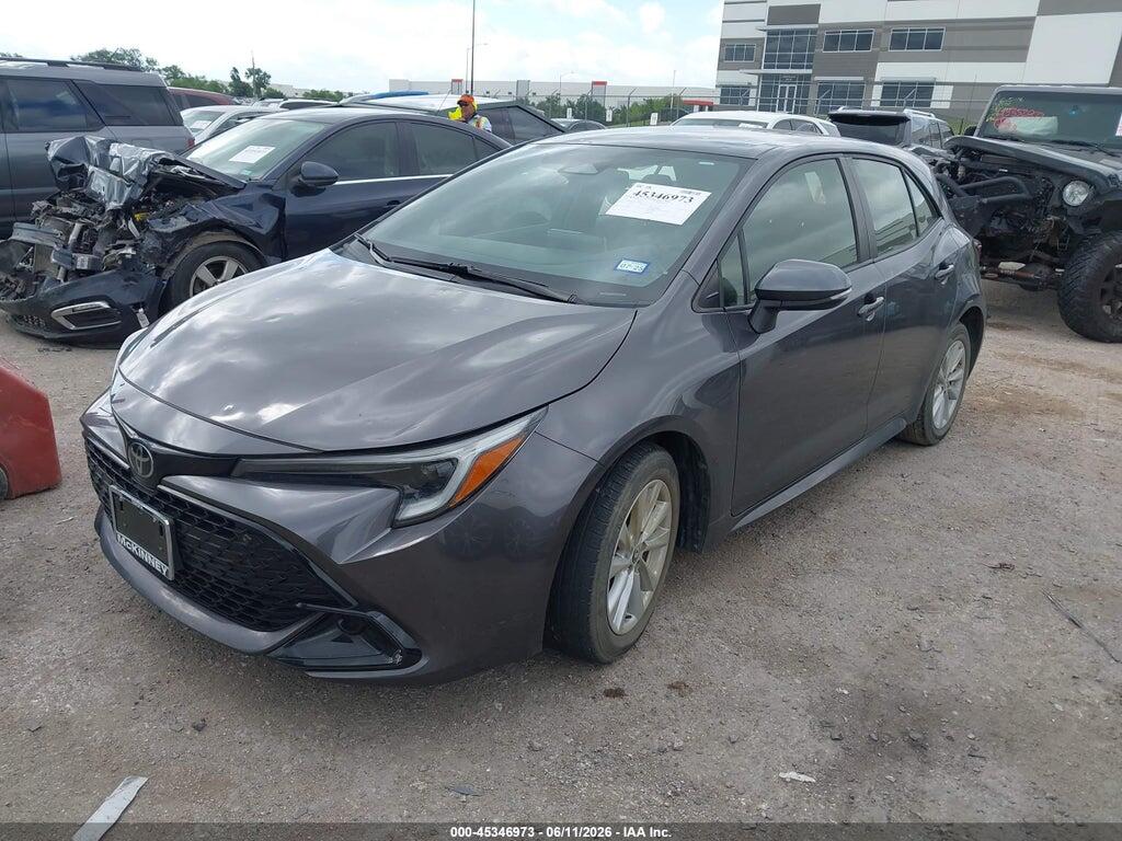 JTND4MBE6P3208541 2023 TOYOTA COROLLA photo no. 2
