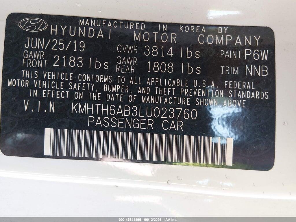 KMHTH6AB3LU023760 2020 HYUNDAI VELOSTER photo no. 9
