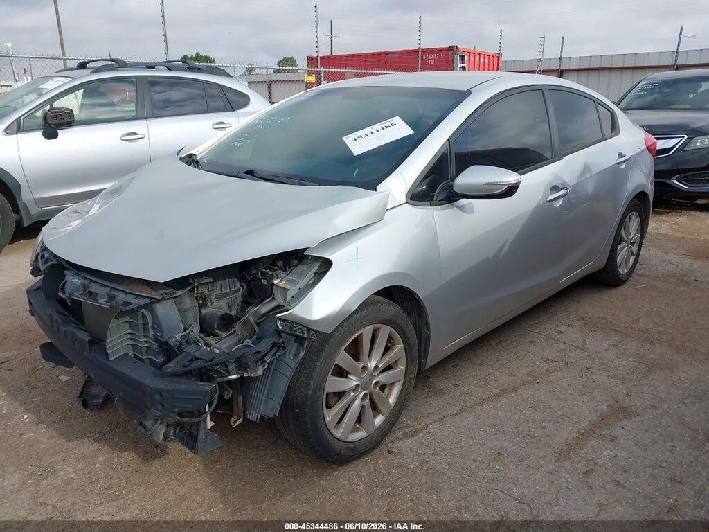 KNAFX4A68E5139865 2014 KIA FORTE photo no. 2