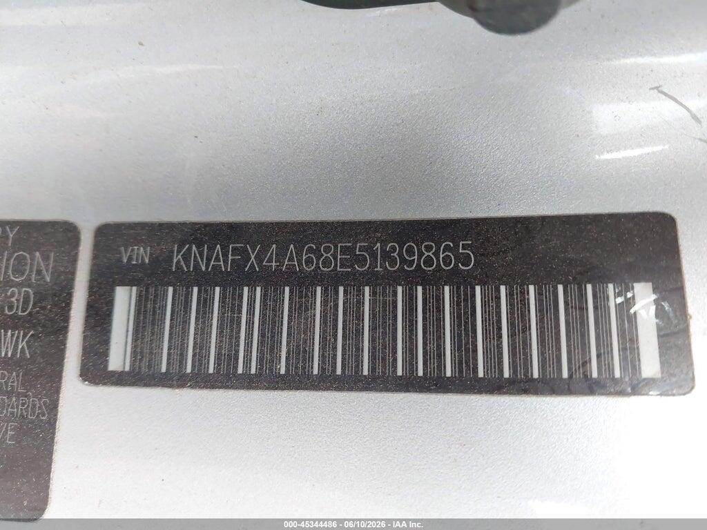 KNAFX4A68E5139865 2014 KIA FORTE photo no. 9