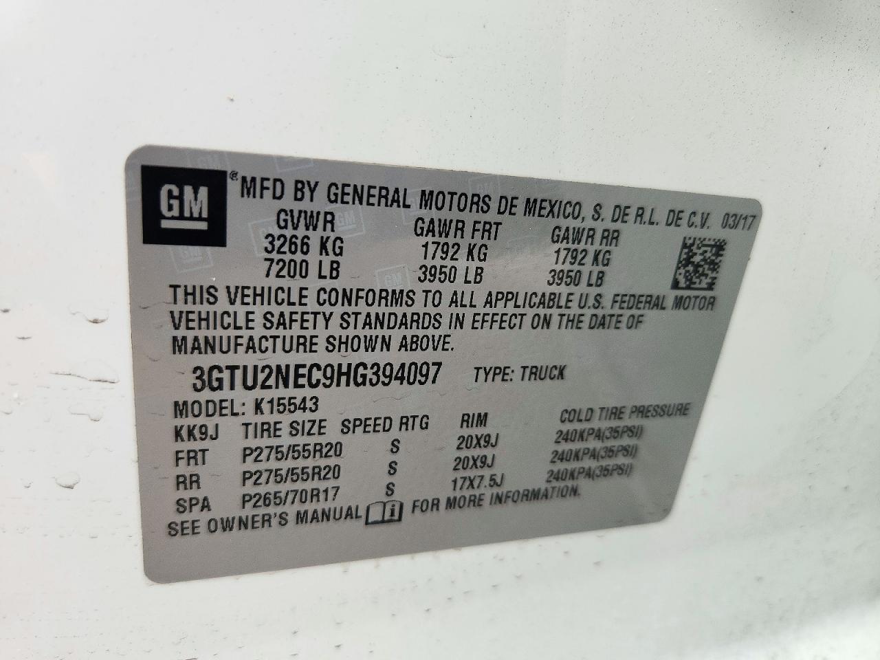 2017 GMC SIERRA K1500 SLT — Фото 12 из 12