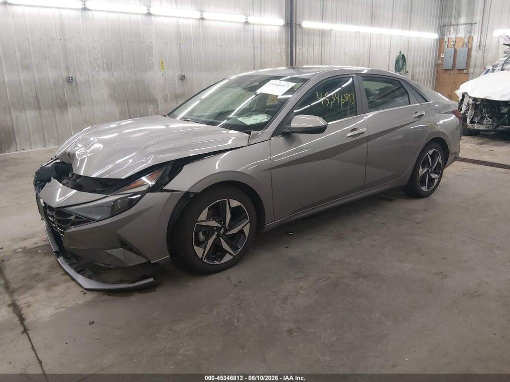 KMHLP4AG3NU217596 2022 HYUNDAI ELANTRA photo no. 2