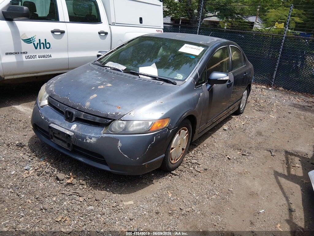 JHMFA36226S019470 2006 HONDA CIVIC HYBRID photo no. 2