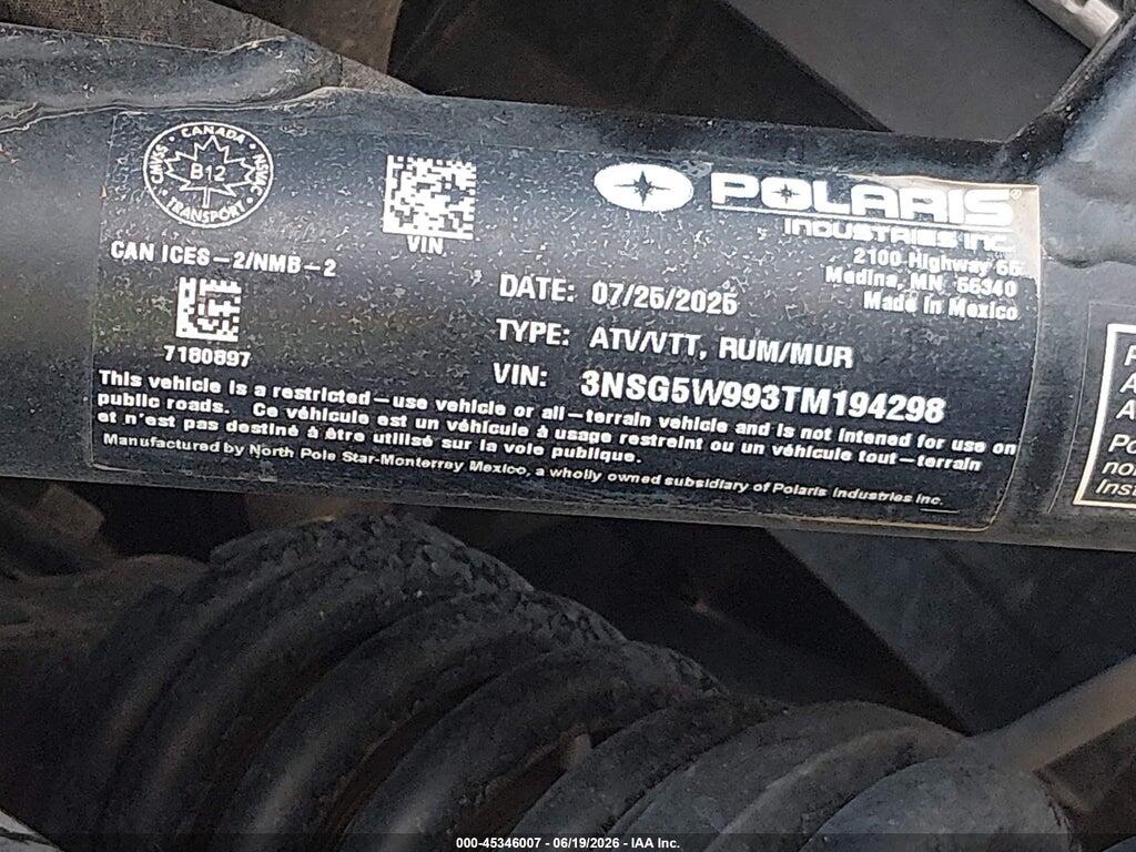 3NSG5W993TM194298 2026 POLARIS XPEDITION photo no. 10