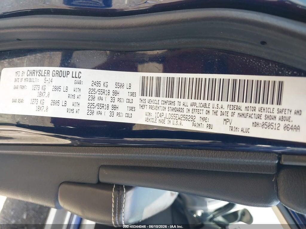 1C4PJLDS5EW256292 2014 JEEP CHEROKEE photo no. 9