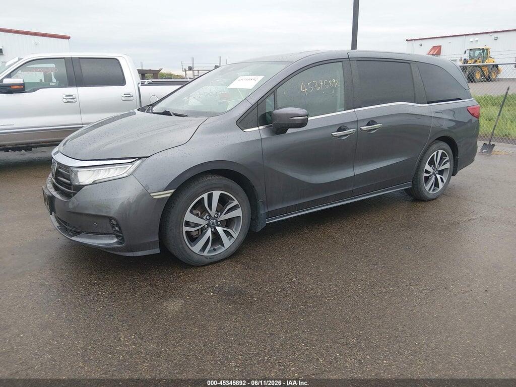 5FNRL6H88NB043795 2022 HONDA ODYSSEY photo no. 2
