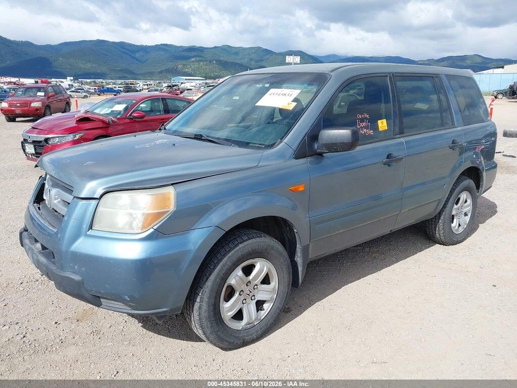 2HKYF18106H562979 2006 HONDA PILOT photo no. 2