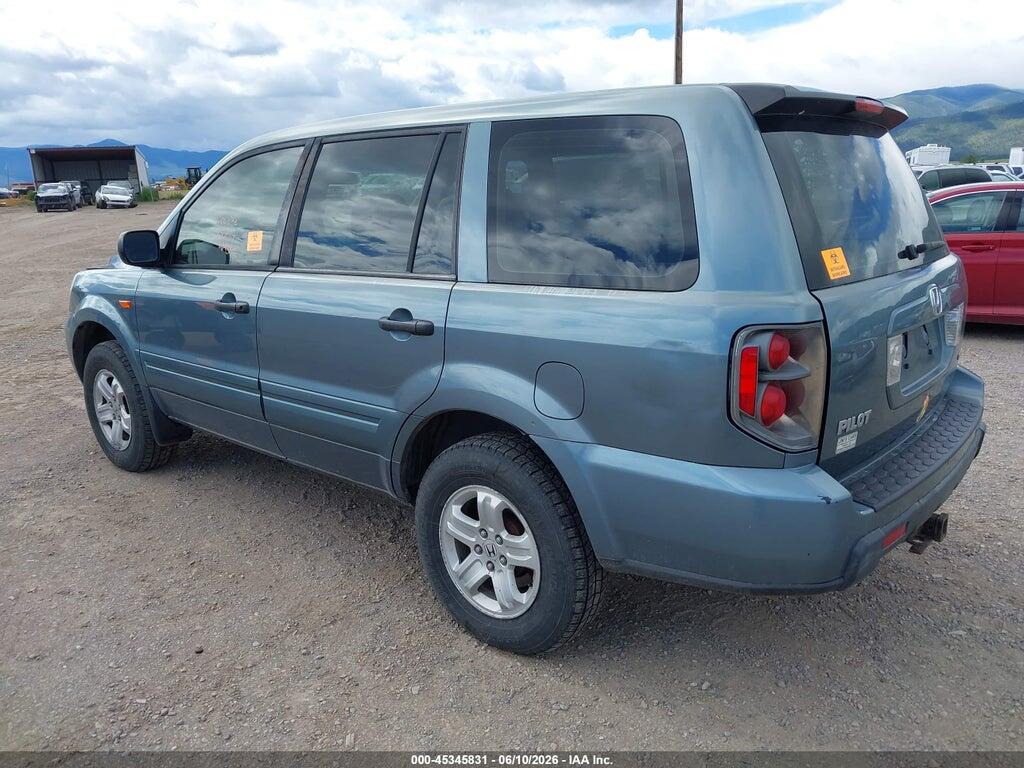 2HKYF18106H562979 2006 HONDA PILOT photo no. 3