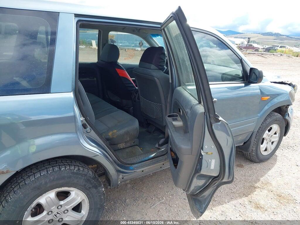 2HKYF18106H562979 2006 HONDA PILOT photo no. 8