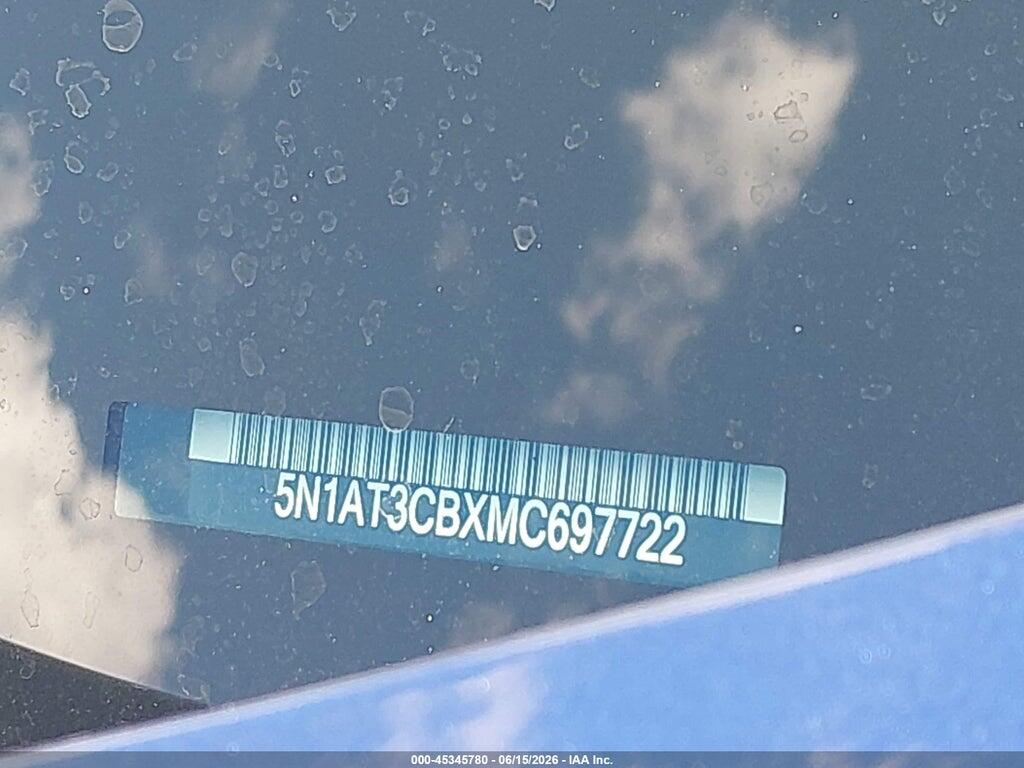 5N1AT3CBXMC697722 2021 NISSAN ROGUE photo no. 9