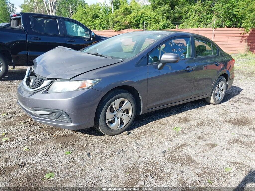 2HGFB2F59FH543985 2015 HONDA CIVIC photo no. 2