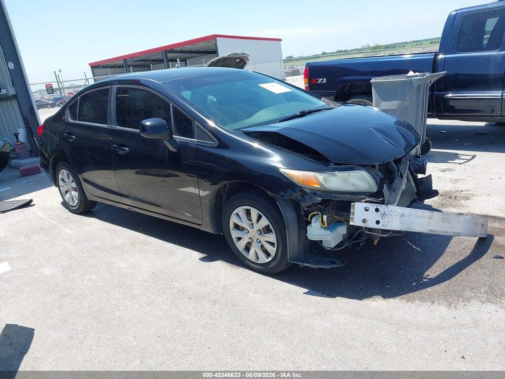 19XFB2F53CE052642 2012 HONDA CIVIC photo no. 1