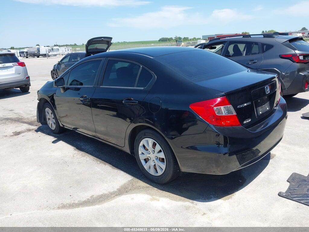 19XFB2F53CE052642 2012 HONDA CIVIC photo no. 3