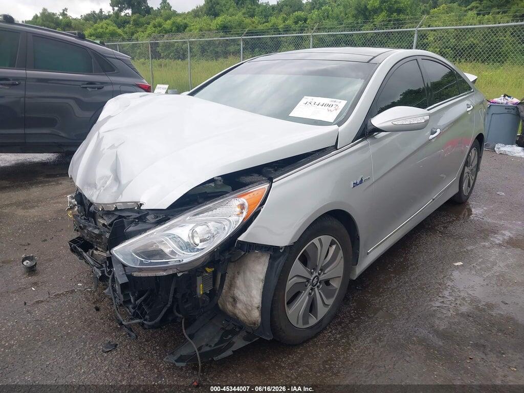 KMHEC4A49FA121582 2015 HYUNDAI SONATA HYBRID photo no. 2