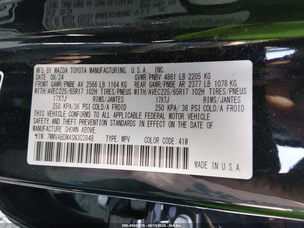 7MMVABDM4SN303848 2025 MAZDA CX-50 photo no. 9