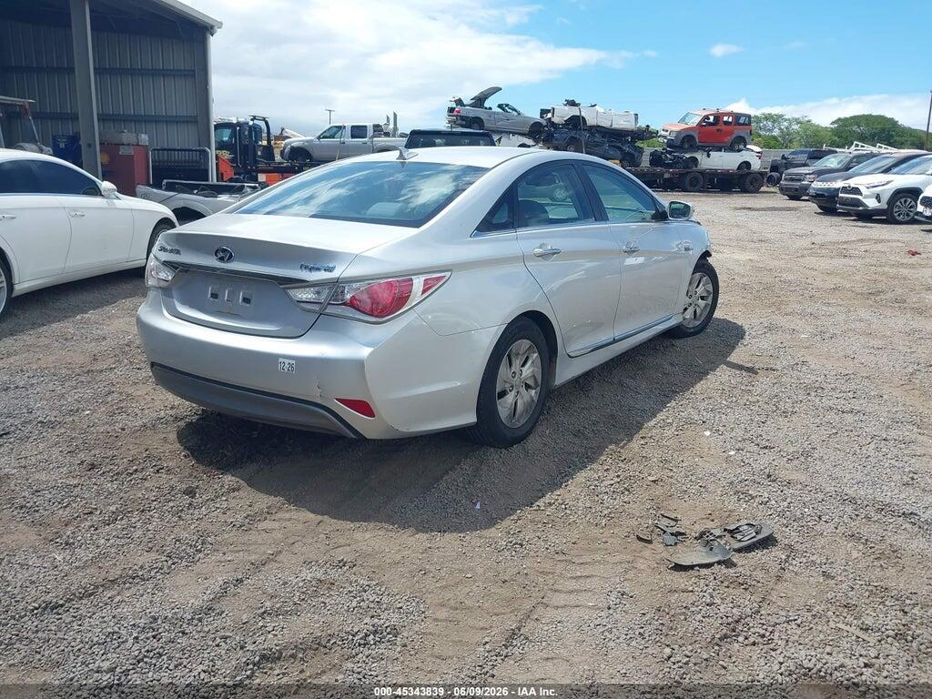 KMHEC4A48DA082934 2013 HYUNDAI SONATA HYBRID photo no. 4