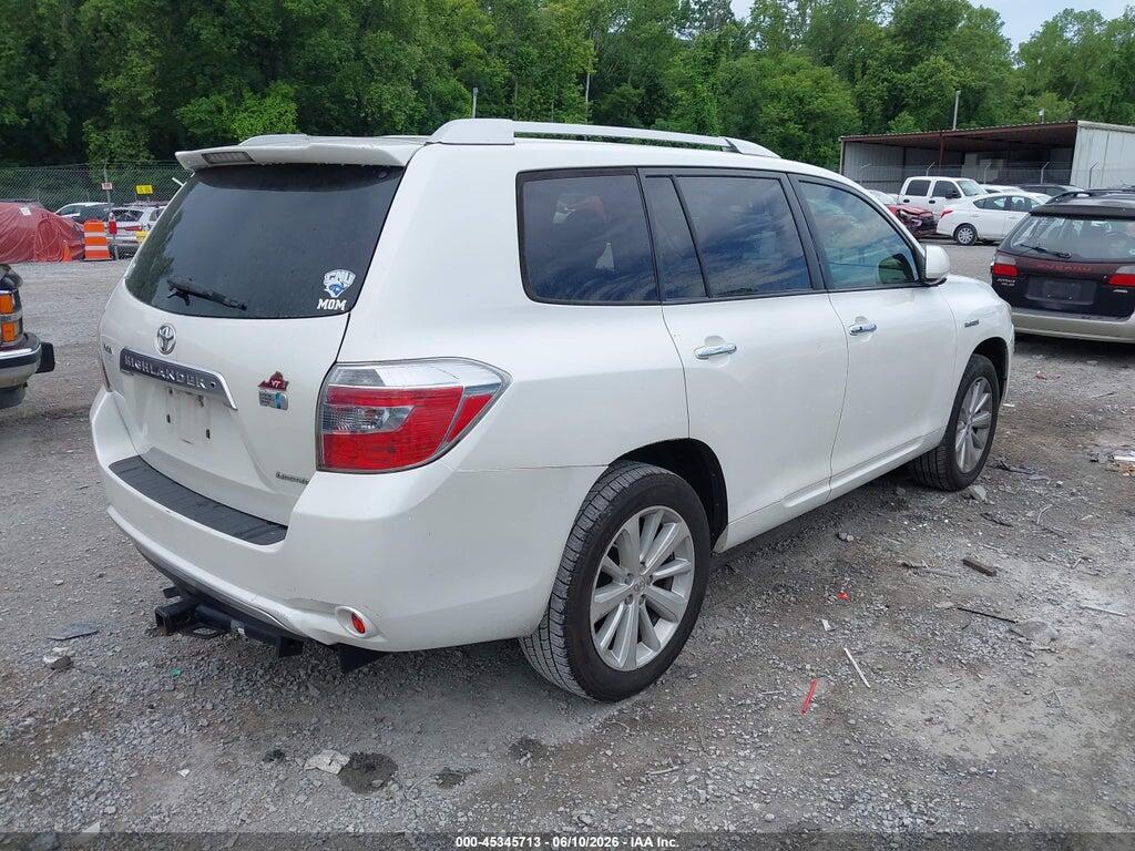 JTEEW44A182011406 2008 TOYOTA HIGHLANDER HYBRID photo no. 4