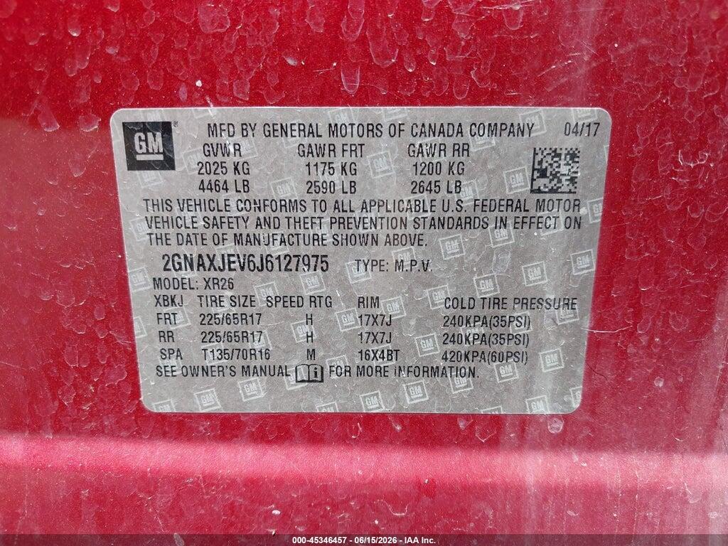 2GNAXJEV6J6127975 2018 CHEVROLET EQUINOX photo no. 9