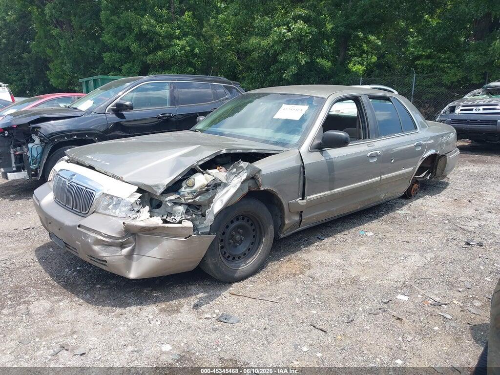 2MEFM74W2YX714424 2000 MERCURY GRAND MARQUIS photo no. 2