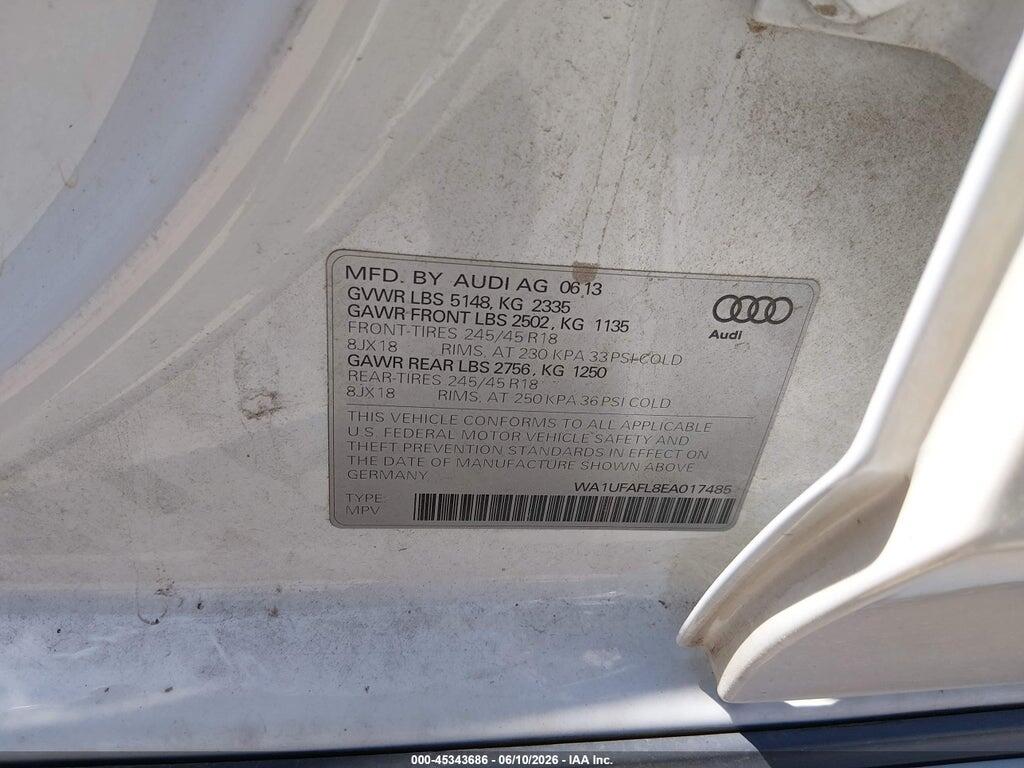 WA1UFAFL8EA017485 2014 AUDI ALLROAD photo no. 9