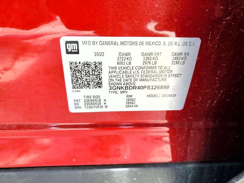 2023 CHEVROLET BLAZER 3LT — Фото 12 из 12