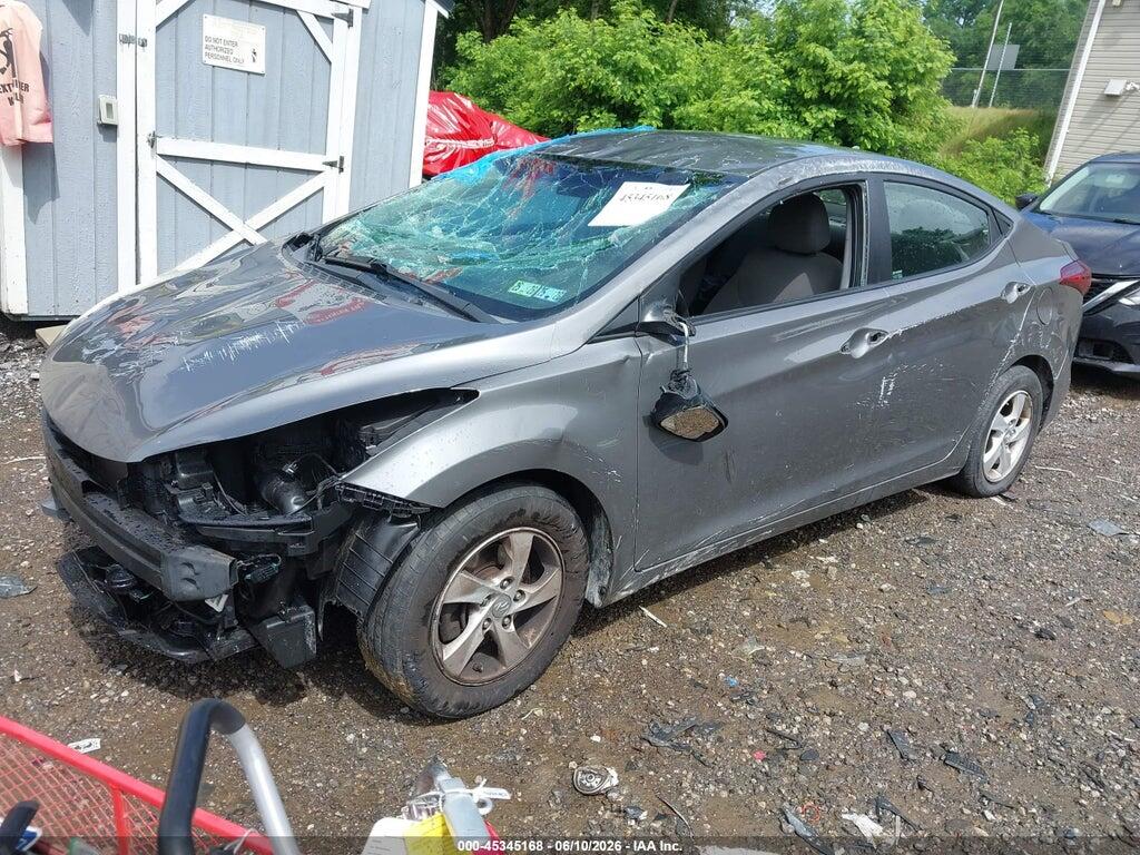 5NPDH4AE8EH510764 2014 HYUNDAI ELANTRA photo no. 2