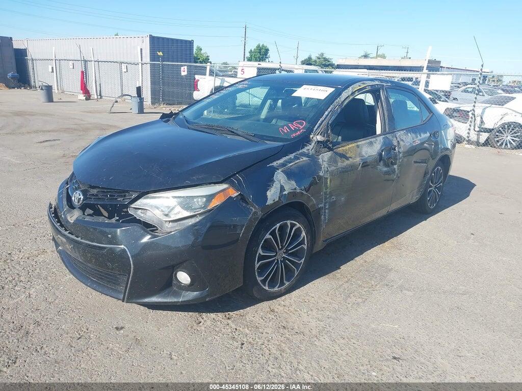 5YFBURHE7FP231705 2015 TOYOTA COROLLA photo no. 2