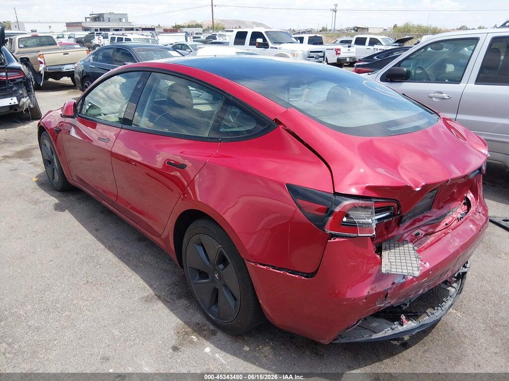5YJ3E1EA2NF190656 2022 TESLA MODEL 3 photo no. 3