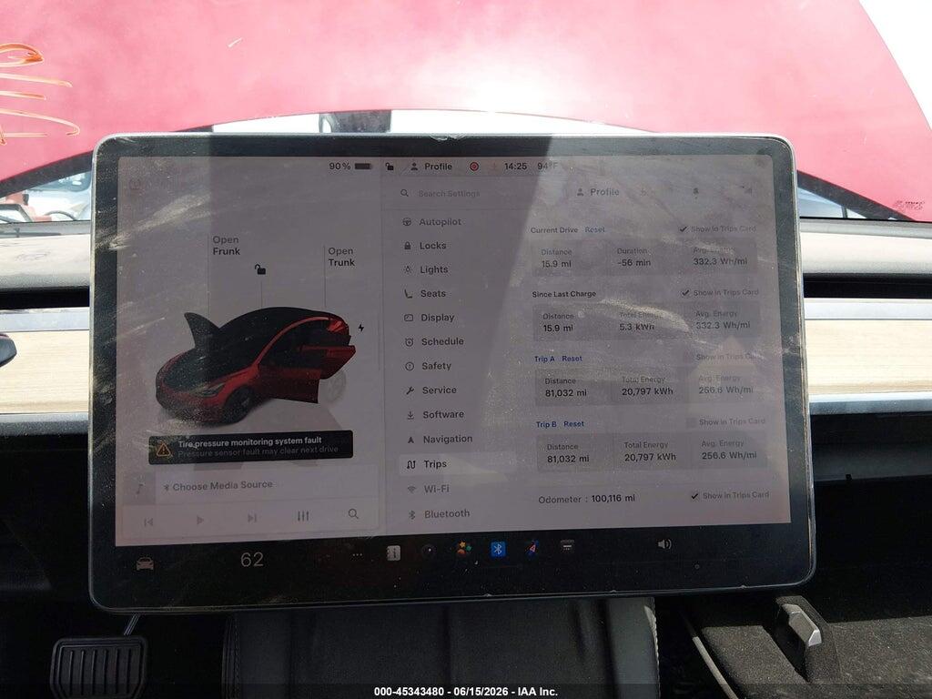5YJ3E1EA2NF190656 2022 TESLA MODEL 3 photo no. 7