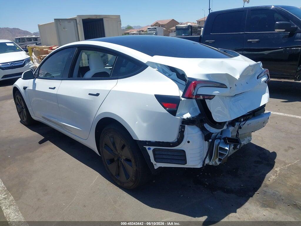 5YJ3E1EA4TF146297 2026 TESLA MODEL 3 photo no. 3