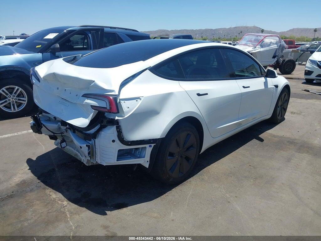 5YJ3E1EA4TF146297 2026 TESLA MODEL 3 photo no. 4