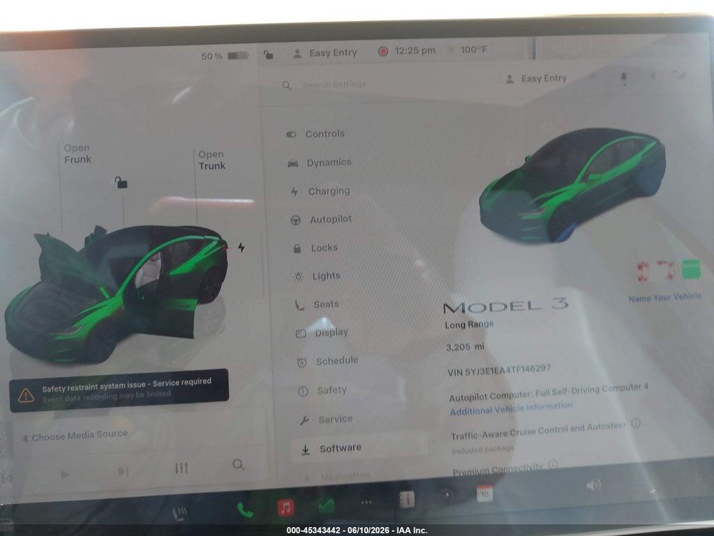 5YJ3E1EA4TF146297 2026 TESLA MODEL 3 photo no. 7